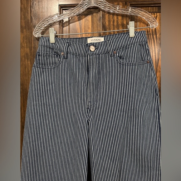 La Ligne Isadora High Rise Wide-Leg Jean - Picture 2 of 14